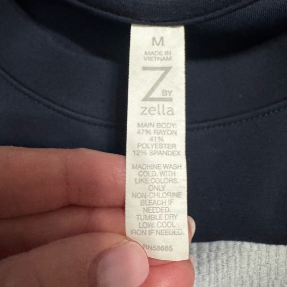 Zella Whisper Knit Easy Crew Navy Sweatshirt and Joggers M - Picture 8 of 13